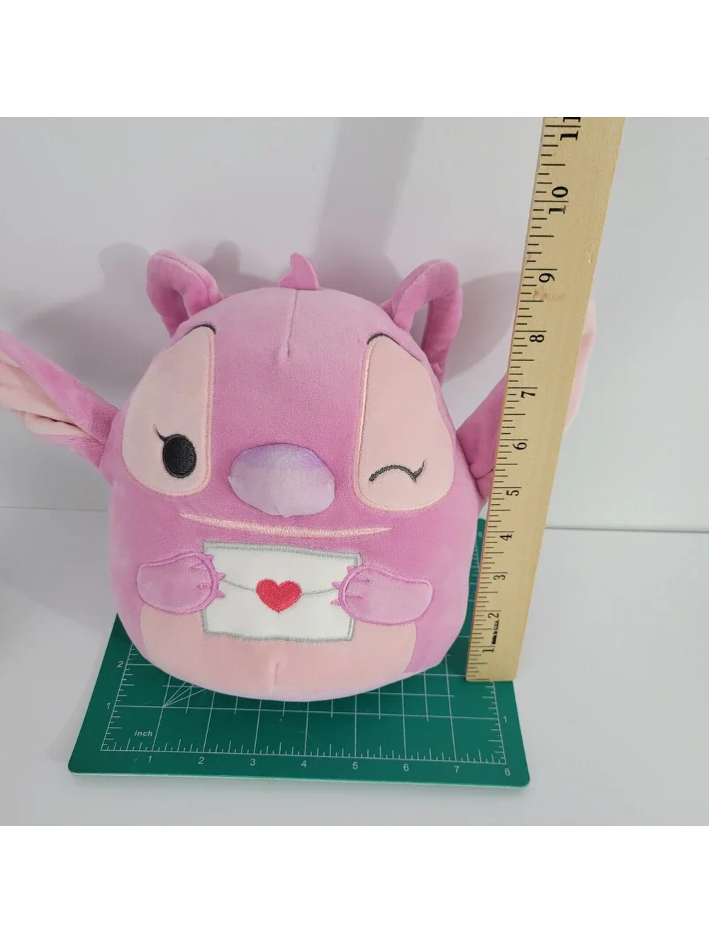 Squishmallows Disney Valentine’s Day Angel plush toy from the Lilo & Stitch